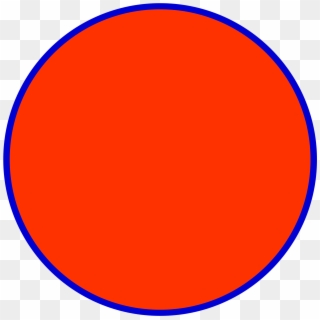 The Blue Circle Represents The Set Of Points Satisfying - Circle Clipart