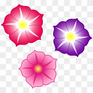 Colorful Flowers Png File Clipart