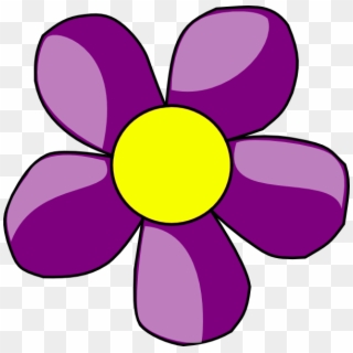 Clip Art Flowers Purple - Png Download