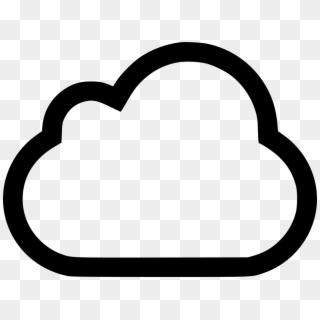 Cloud Outline Svg Png Icon Free Download 477096 Onlinewebfonts - Heart Clipart