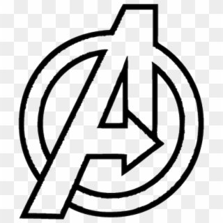 18573 Avengers Vetement Logo - Avengers Logo White Png Clipart