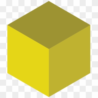 Cube Clipart Yellow Cube - Yellow Block - Png Download