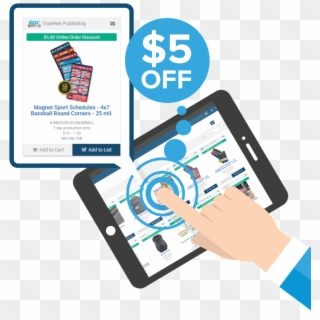 $5 Discount Graphic - Smartphone Clipart