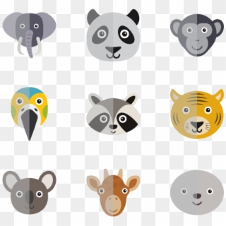 Cute Animal Elements - Cute Animals Png Clipart