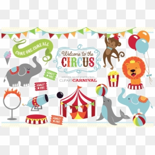 Circus Animals Png Image With Transparent Background - Circus Clip Art