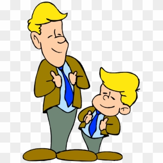 Father And Son Talking Png Transparent Father And Son - Jokes In English For Whatsapp Clipart