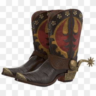 Cowboy Boots With Spurs Clipart