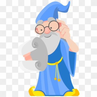 Wizard Man Magic - Clipart Wizard - Png Download