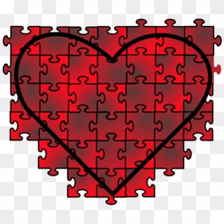 Free Stock Photo - Heart Puzzle Transparent Background Clipart