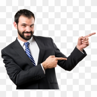 Source - - Businessman Pointing Png Clipart