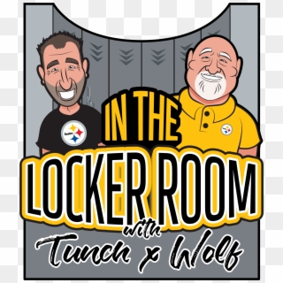 In The Locker Room With Tunch & Wolf - Cartoon Clipart