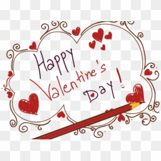 Happy Valentine's Day Png Transparent Images - Valentine's Day Art Png Clipart