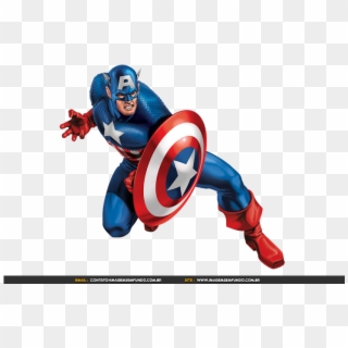 Capitao America Png - Comic Captain America Art Clipart