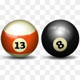 Free Table Art Download Clip On Balls - Pool Ball Transparent Background - Png Download