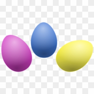 Big Image - Transparent Background Transparent Easter Eggs Clipart