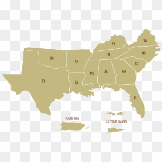 Map Southern States 636136231798973584 1979108747 Of - Do Hurricanes Occur In The Us Clipart