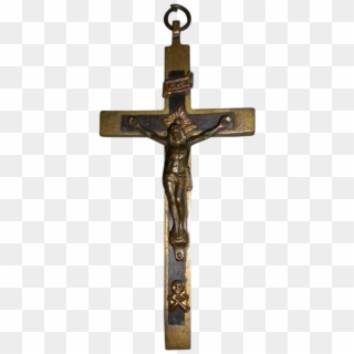 Crucifixes With Skull And Crossbones - Crucifix Clipart