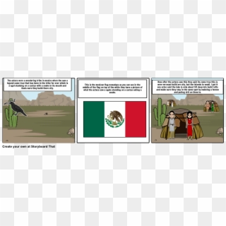The Aztecs Were A Wondering Tribe In Mexico When The - Flag Of Mexico Clipart