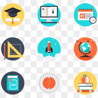 Back To School - Graphic Design Flat Icon Clipart