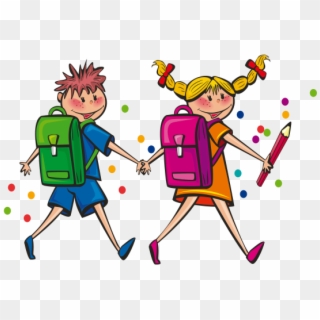 Back To School - First Day At School Clip Art - Png Download