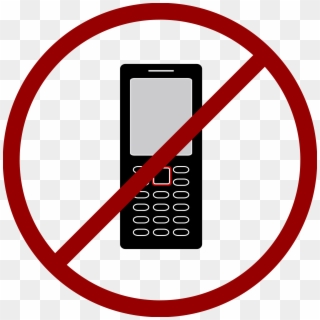 Big Image - Cell Phone With X Through Clipart