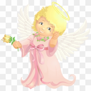 Cute Angel Transparent Png Clipart By Joeatta78 Pluspng - Angel Clip Art Pink