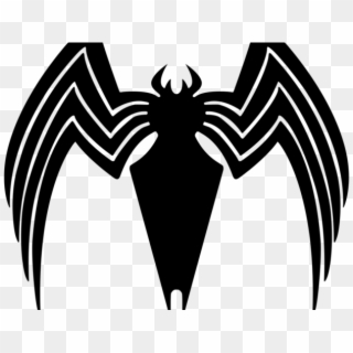 Venom Clipart Spider Symbol - Venom Logo Drawing - Png Download