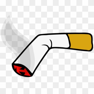 Tobacco Smoking Cigarette Tobacco Smoking - Clip Art Cigarette Smoke - Png Download