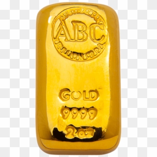 Gold Abc Bullion Cast Bar Png - Gold Clipart