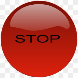 Stop Button Svg Clip Arts 600 X 600 Px - Png Download