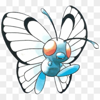Chansey, Electrode, Magneton, Mew, And Wigglytuff - Butterfree Gen 1 Art Clipart