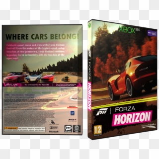 Forza Horizon Box Art Cover - Forza Horizon 4 Game Cover Template Clipart