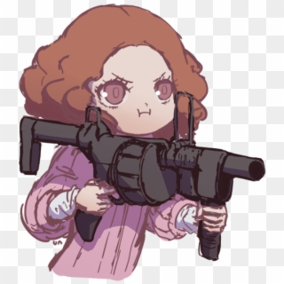 This Game Handles Death Very Poorly - Persona 5 Haru Grenade Launcher Clipart