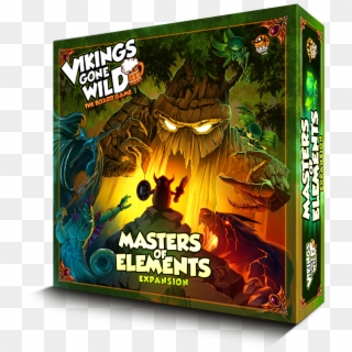 Kickstarting An Expansion With Lucky Duck Games - Vikings Gone Wild Masters Of Elements Clipart