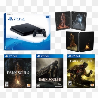 Playstation 4 Dark Souls Trilogy Slim Bundle - Dark Souls 1 2 3 Ps4 Clipart