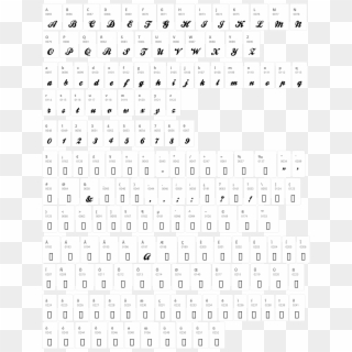 Ballpark Weiner Character Map - Edward Scissorhands Cover Font Clipart