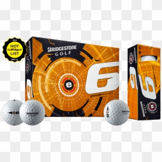 Bridgestone Golf Ball E6 White - Bridgestone E6 Golf Balls Clipart