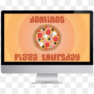 Dominos Pizza Thursday - Illustration Clipart
