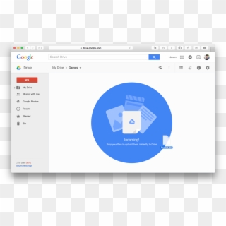 Drag And Drop Your Downloaded Rom Into Google Drive - Drag And Drop Into Google Clipart