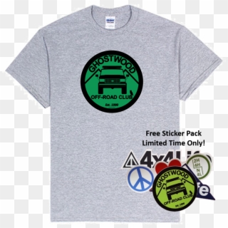 Twin Peaks Ghostwood Off-road Club Tee , Png Download - Armored Car Clipart