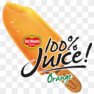 Del Monte 100% Orange Juice Packing Per Case - Ice Cream Bar Clipart