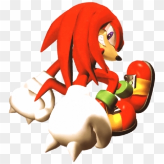 #knuckles 3d 2 From The Official Artwork Set For #sonicadventure - Knuckles The Echidna Sonic Adventure Clipart