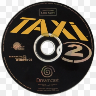 Disc - - Taxi 2 Le Jeu Dreamcast Clipart