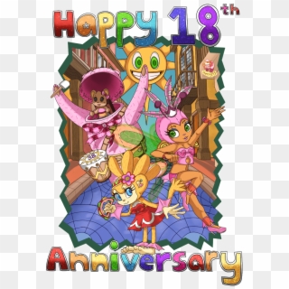 Happy Anniversary To This Beloved Game <3 This Game - Cartoon Clipart