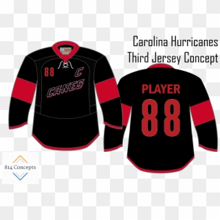 Churricanes3rdconcept - Carolina Hurricanes Jersey Concept Clipart