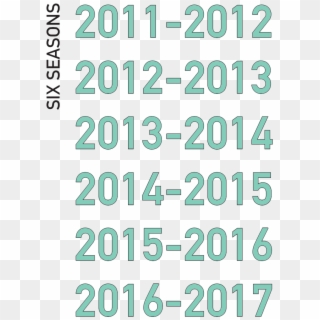 Six Seasons 2011-2017 - Pattern Clipart