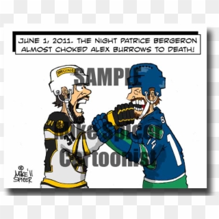 Patrice Bergeron-alex Burrows - Alex Burrows Funny Clipart