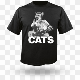 Johnny Cats - Unisex T-shirt - Johnny Cash Shirt Clipart
