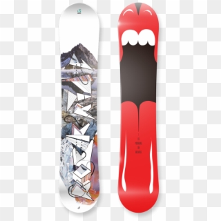 Rock & Ride Board - Snowboard Clipart