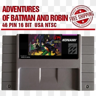 Details About Adventures Of Batman And Robin Snes Nintendo - Gadget Clipart